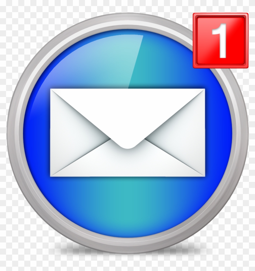 New Email Interface Symbol Of Closed Envelope Back - Email Notification Png #688970