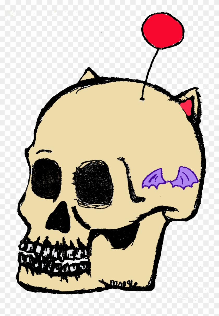 One Piece, Chopper, Skull, Head, Anime, Pink, Drawing, - Skull #690098