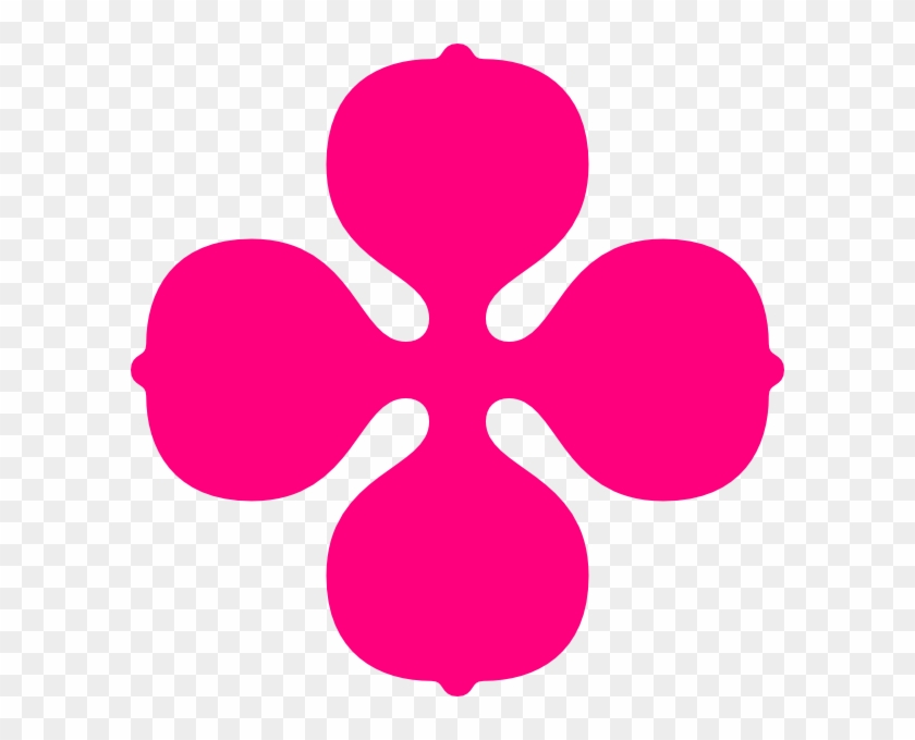 Pink Quatrefoil Clip Art At Clker - Gitlab #690339