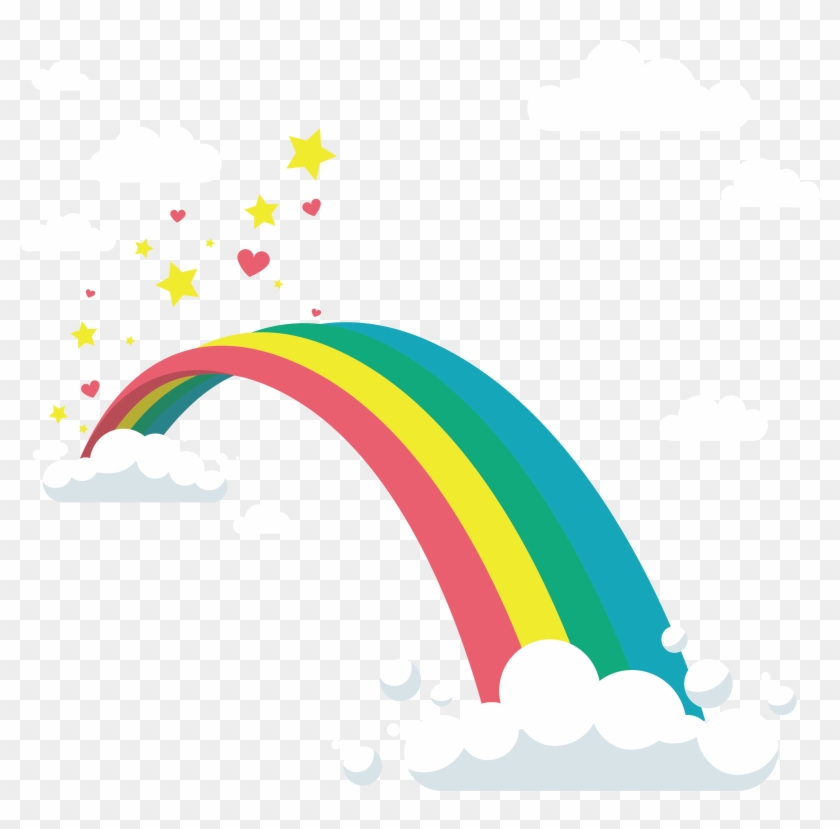 Rainbow Bridge Bifröst Clip Art - Rainbow Bridge Bifröst Clip Art #690729