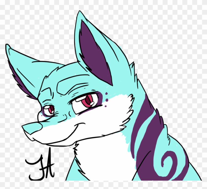 Art Trade With Sky By Anime Chibi Wolf - Cartoon #690762