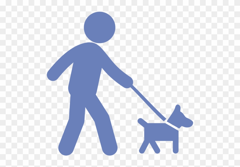 Null - Pets Must Be Leashed At All Times Print Dog On Leash #691215