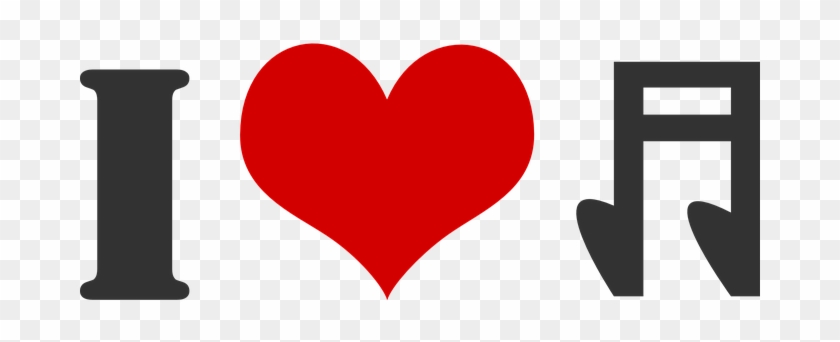 Heart Love Music Red Heart Heart Heart Hea - Heart Music Note Cards #691294