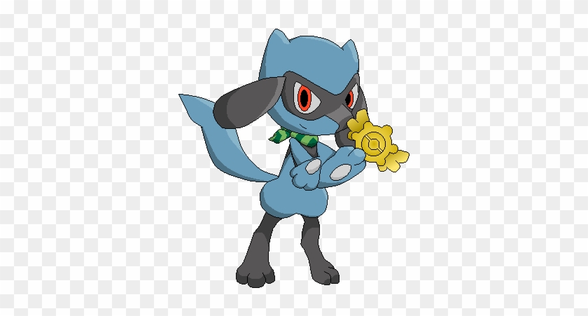 Riolu Mystery Dungeon Pixel Art By Shink2 - Cartoon #691490
