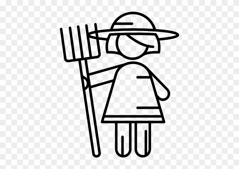 Woman Farmer Vector - Doctor Woman Logo #692356
