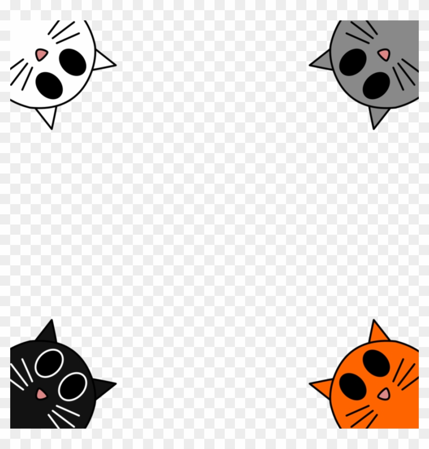 Four Corners Of Cats Frame By Kambingputih - Four Corners Of Cats Frame By Kambingputih #692662