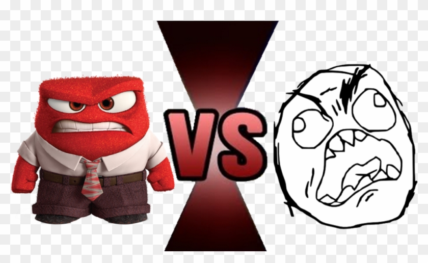 Anger Versus Rage Guy By Brownpen0 - Anger Inside Out Cardboard Cutout Standup #692988