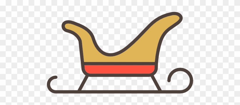 Santa Claus Scalable Vector Graphics Sled Icon - Icon #693089