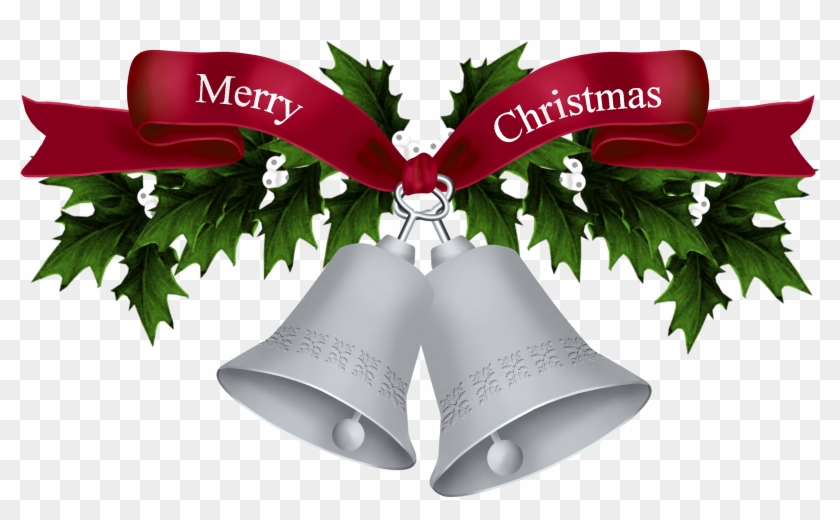 Silver Bell Clip Art For Christmas - Merry Christmas Silver Bells #693533