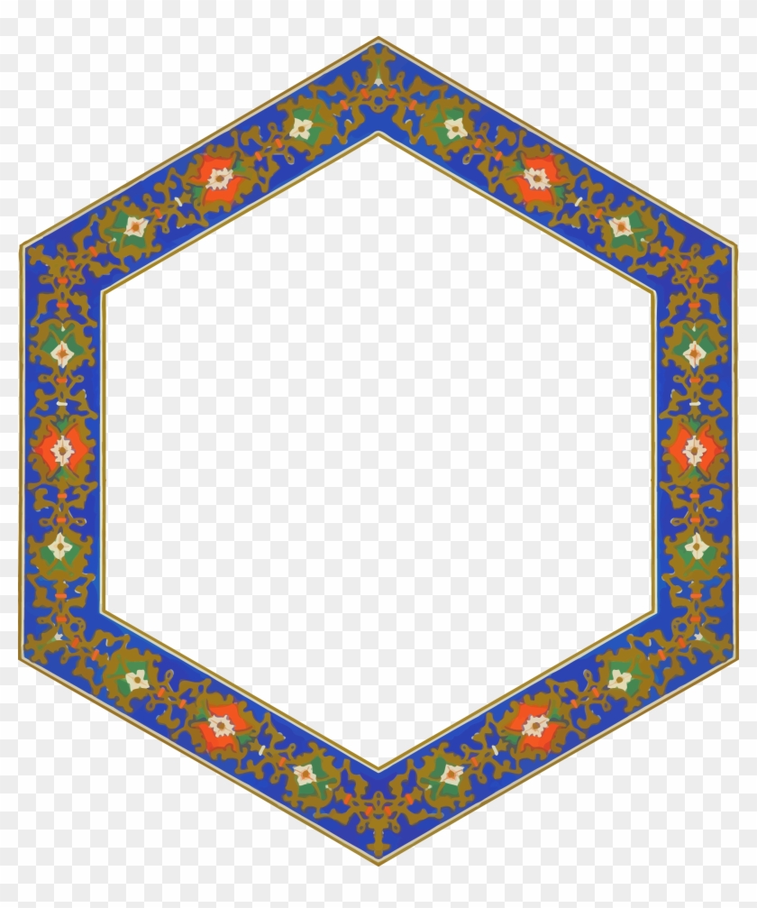 Big Image - Hexagonal Frame Png #694323