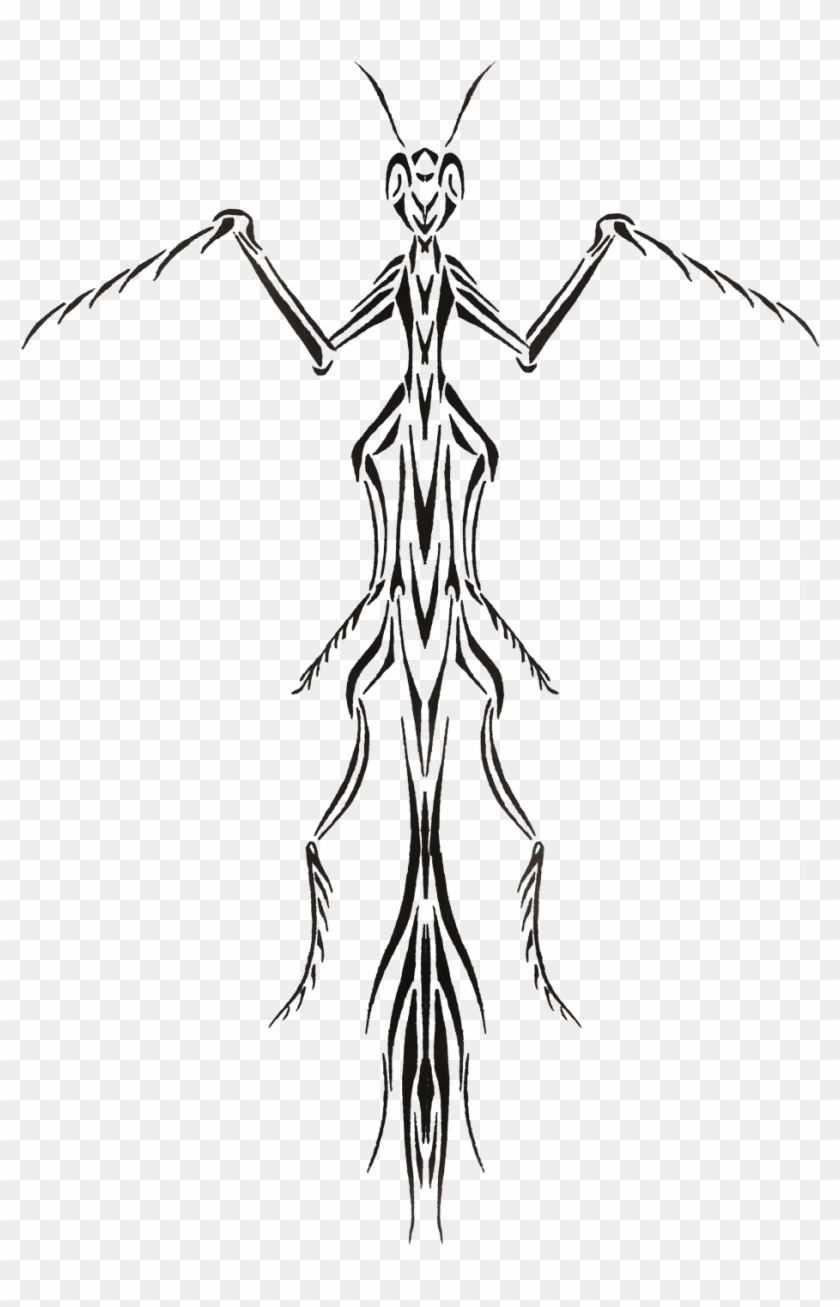 Valuable Praying Mantis Coloring Page Helpful Impressiv - Stencil #694419