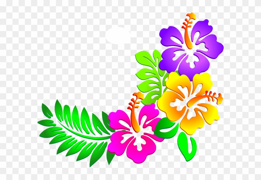 Hibiscus Corner Clip Art At Clker Com Vector Clip Art - Cub Scout #694454
