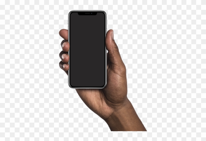 Man Holding Iphone X - Battery Charger #696113