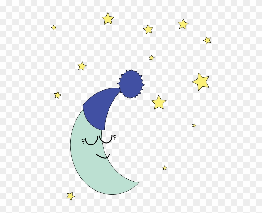 Drawing Moon Clip Art - القمر نايم #696745