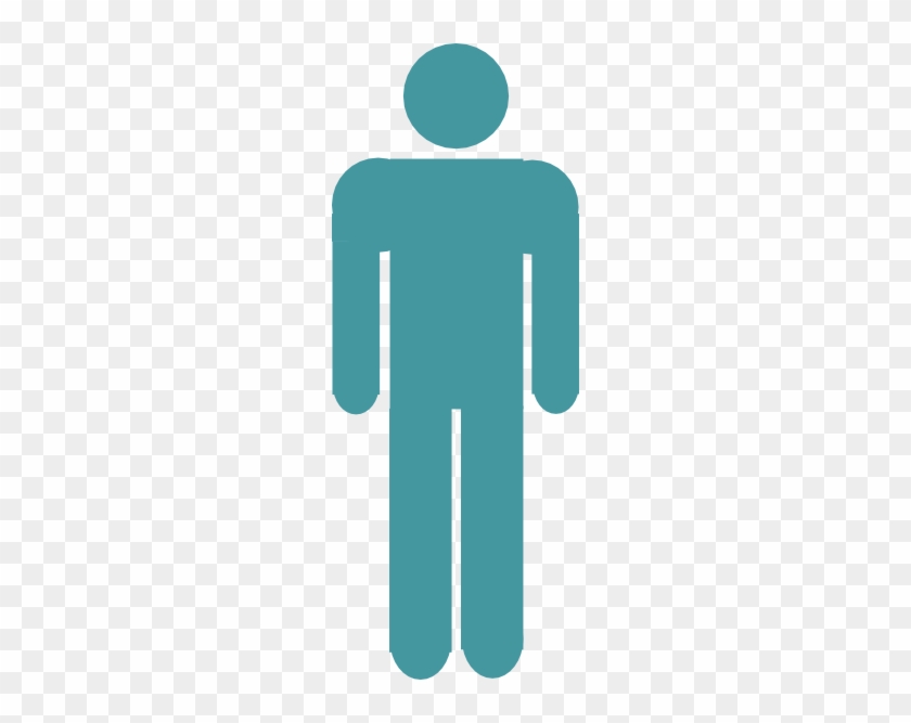 Light Blue Stick Figure Clip Art At Clker - Red Stick Figure #696847