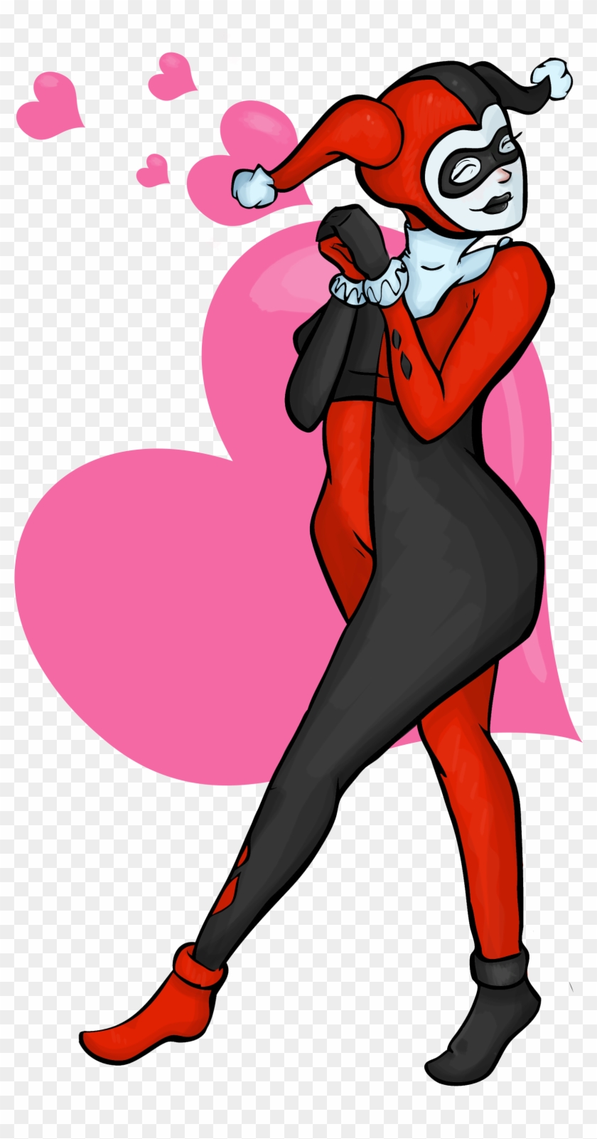 A Cute Harley Quin Drawing Harely Is The Cutest - Harley Quinn #697180