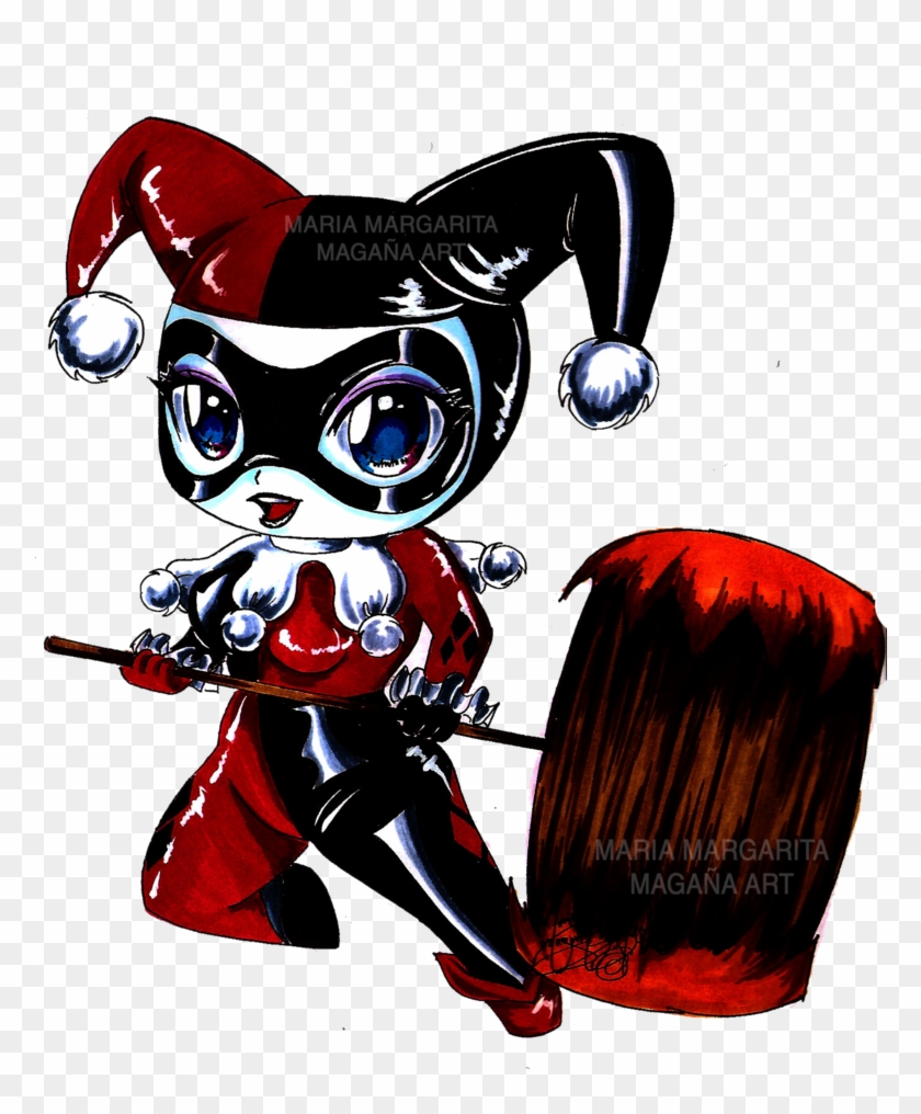 Chibi Harley Quinn By Selene-nightmare69 - Cartoon #697184