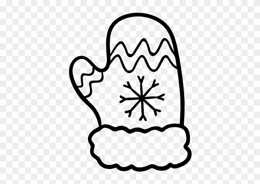 Mitten Free Icon - Line Art #698120