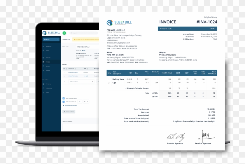 Invoice Generator Mac * Invoice A Map Of The Seven - Screenshot #698367