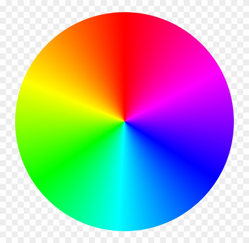 A Mockup Illustrating A Conic Gradient Emulating A - Color Wheel Transparent Background #698785