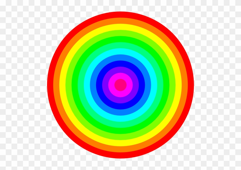 Custom Clipart 12 Color Rainbow Circles 2e6a - Wizard Of Oz Rainbow #699376