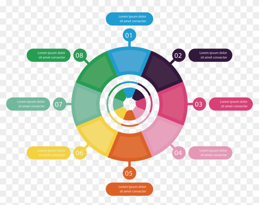 Circle Chart Infographic - Circle Chart Infographic #699438