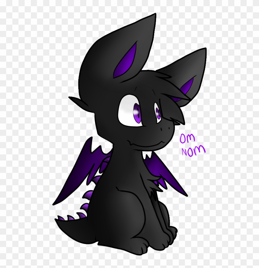 Ender Dragon Wolf Chibi By Hoshposh - Cartoon #700028