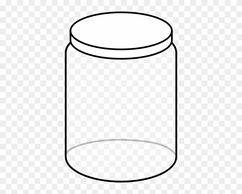 Black And White Jar Clipart - Black And White Jar Clip Art #700091