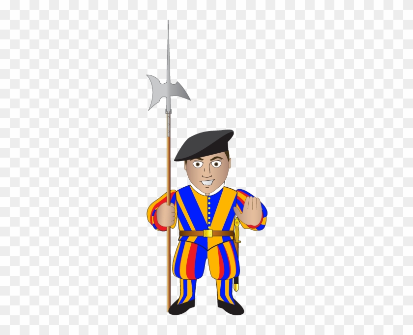 Päpstlichen Schweizergarde - Swiss Guard Clipart #700199
