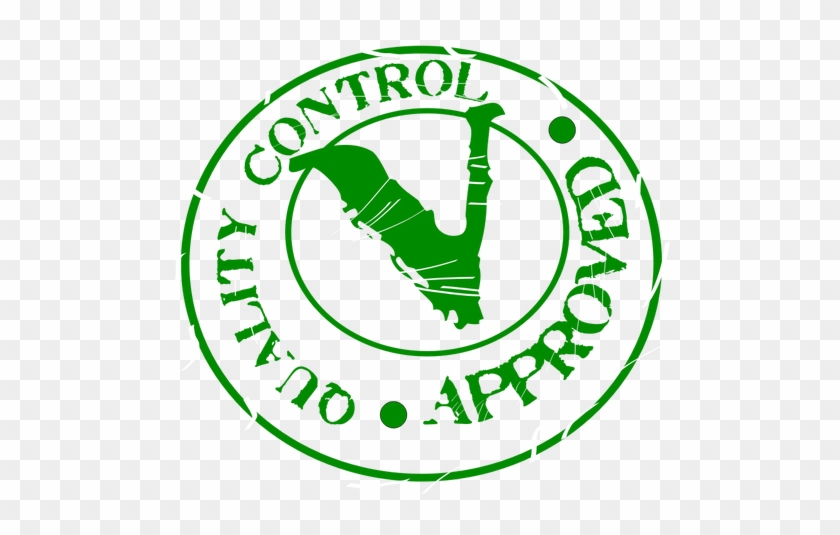 Vector Image Of Quality Control Vegetarian Approved - Quality Control Approved Vector #700258
