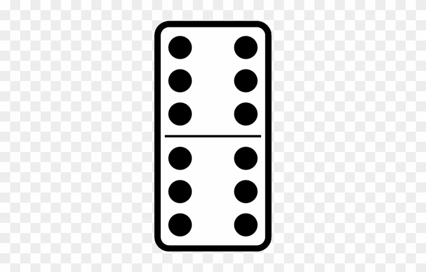 Domino - Domino Clip Art Black And White #700820