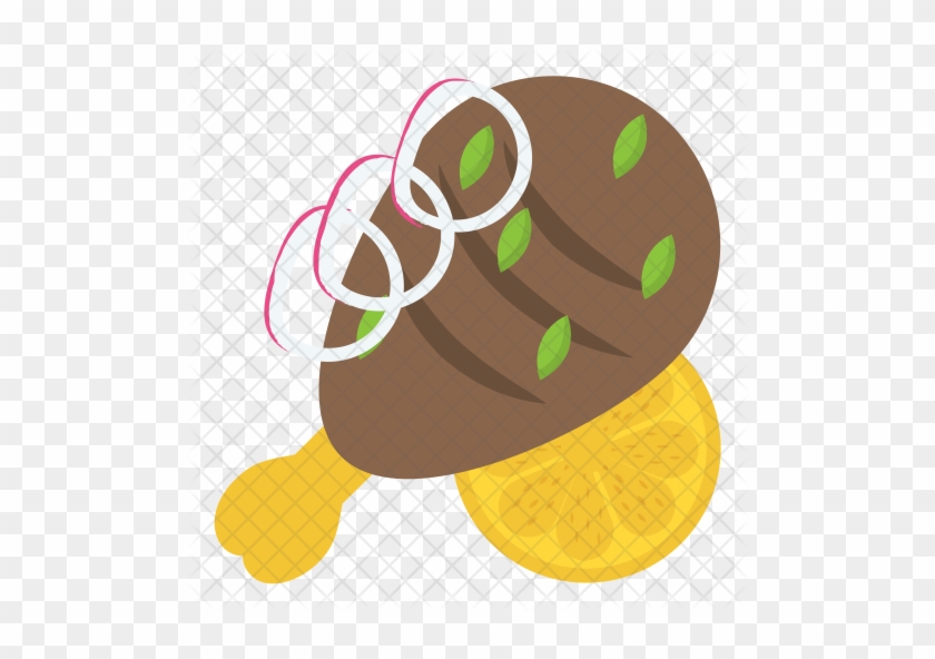 Leg Chicken Icon - Chicken #700875