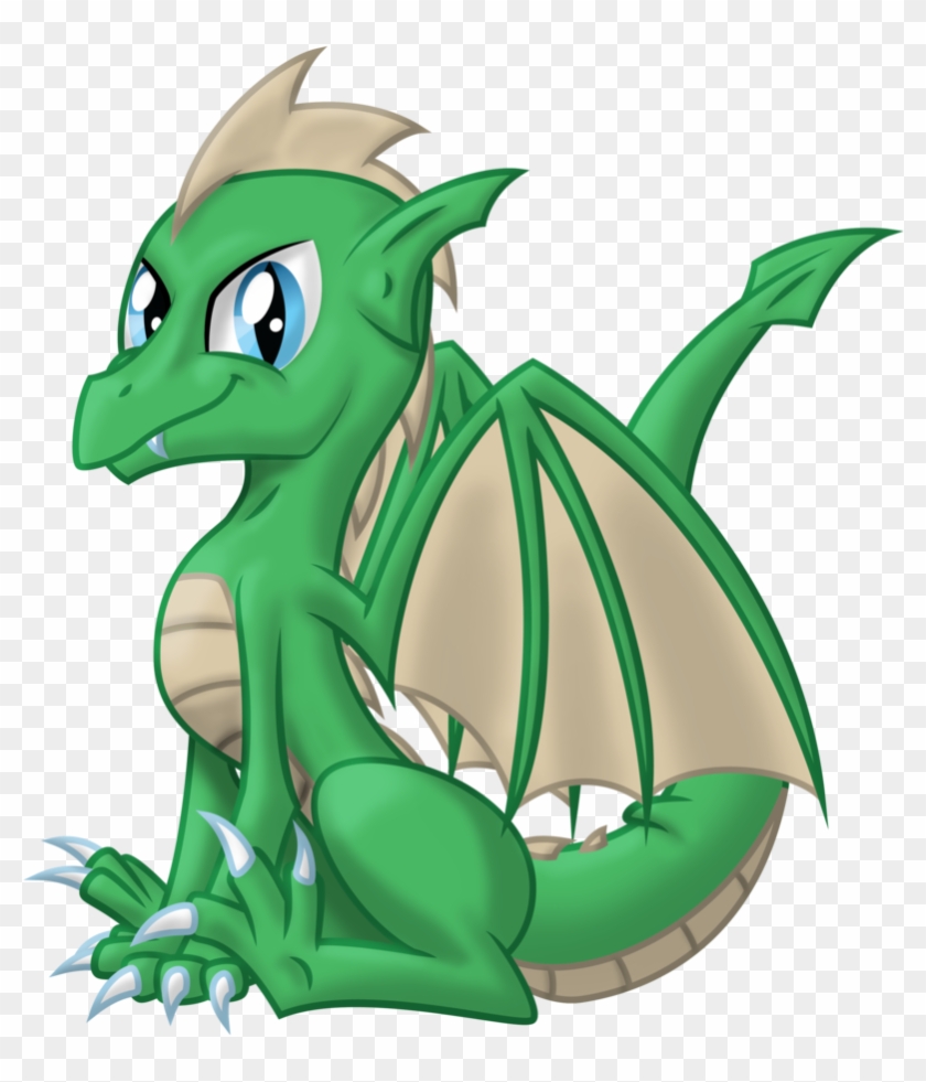 Little Dragon Clipart Green Dragon - Cartoon #700991