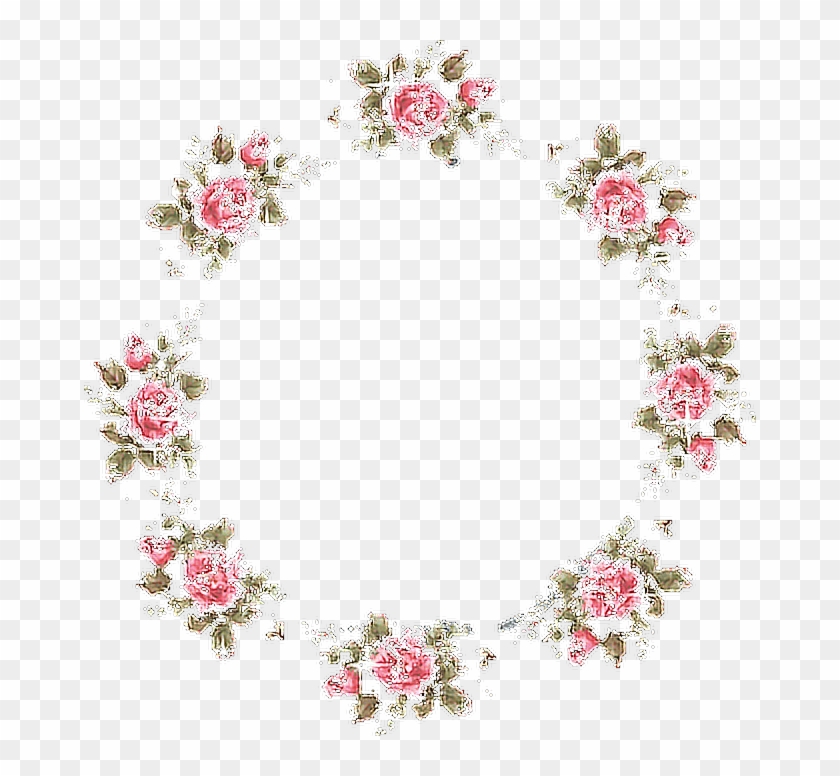 Frame Roses Flowers Aesthetic Tumblr - קישוטים למצגת #701278