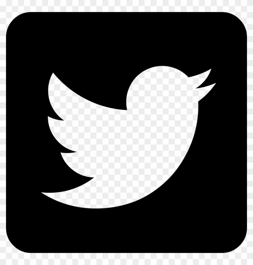Png File - Black And White Twitter Icon #702134