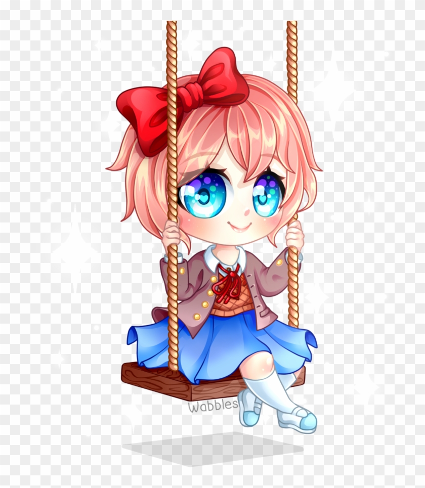 Swinging With Sayori By Wabbles - Sayori Swing #702179