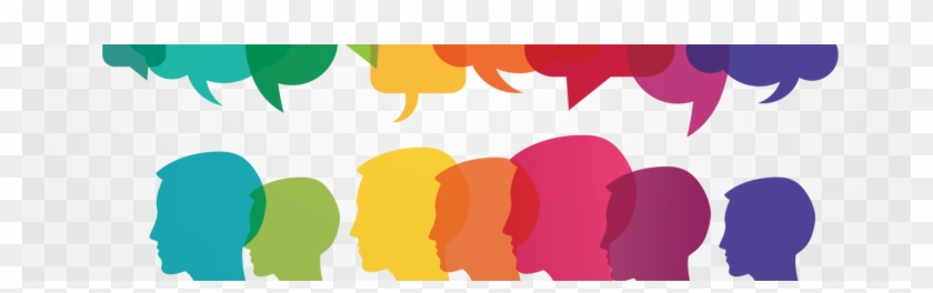 A Digital Illustration Of Multi-colored Heads With - Learning Trends #702281