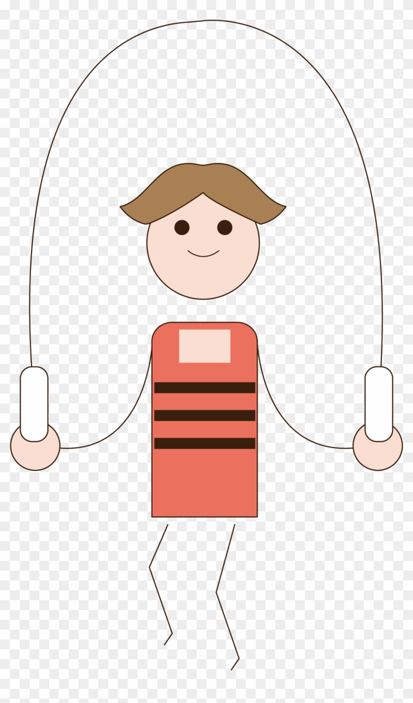 Rope Skipping Vector Illustration - Rope Skipping Vector Illustration #702635