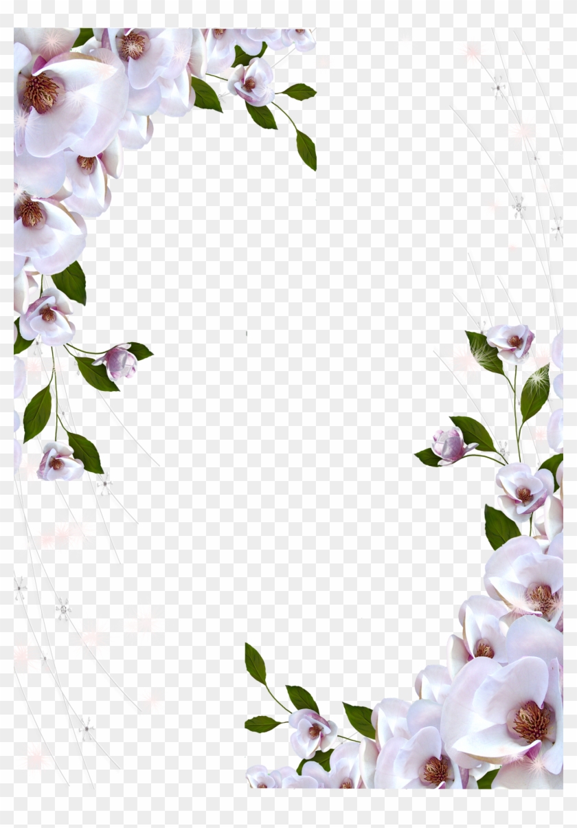 Beautiful Flower Frames Png Transparent Photo Frame - Beautiful Flower Frames Png Transparent Photo Frame #703041