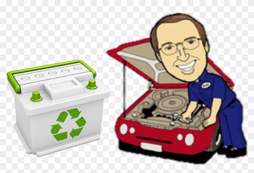 Free Car Battery Checks ✓ Free Fitting Service ✓ Free - Car Battery Cartoon #703029
