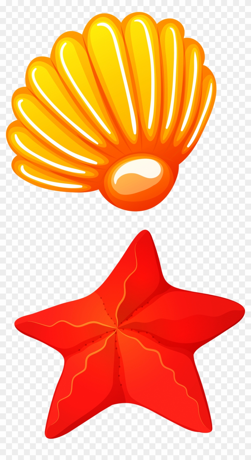 Seafood Seashell Clip Art - Seafood Seashell Clip Art #703960