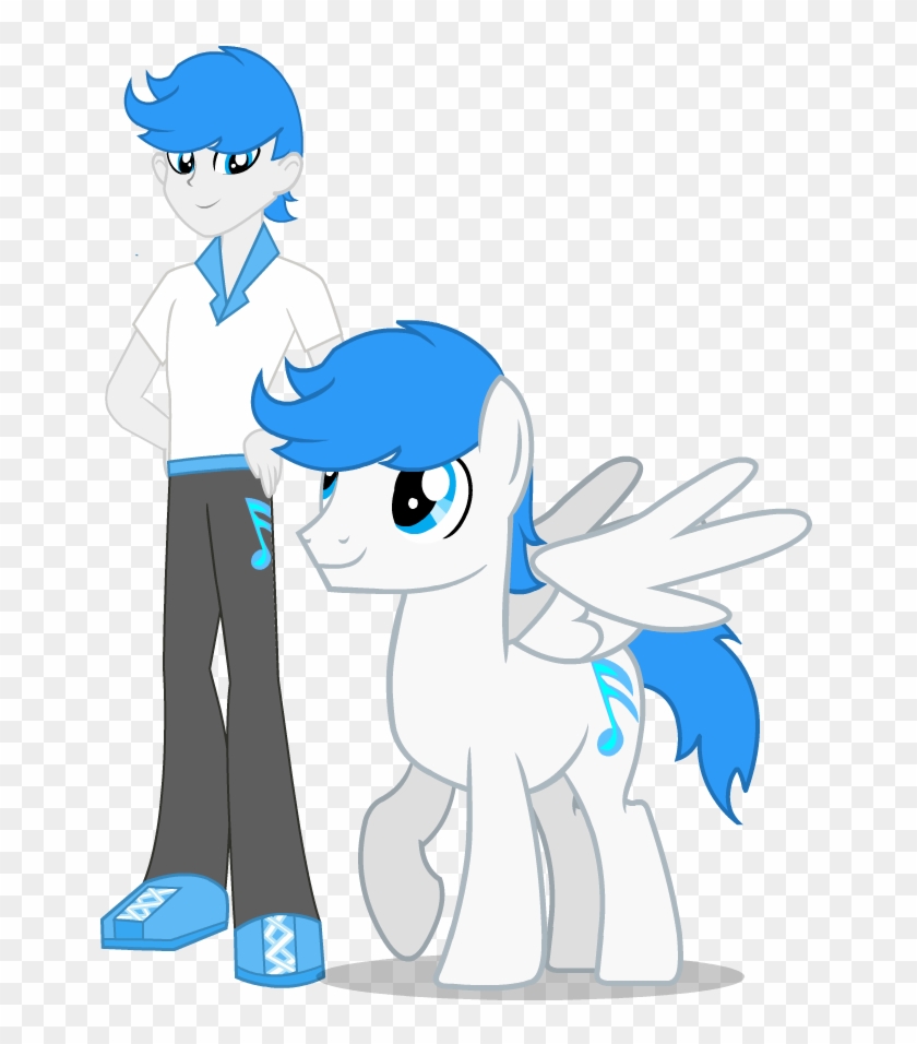 Steve Blue Sky, Equestria Girls By Rogerlink - Cartoon #703935