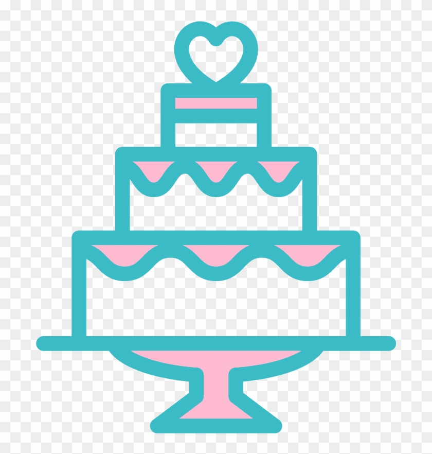 Wedding Cake Layer Cake Birthday Cake Cupcake Wedding - Free Wedding Svg Icons #704036