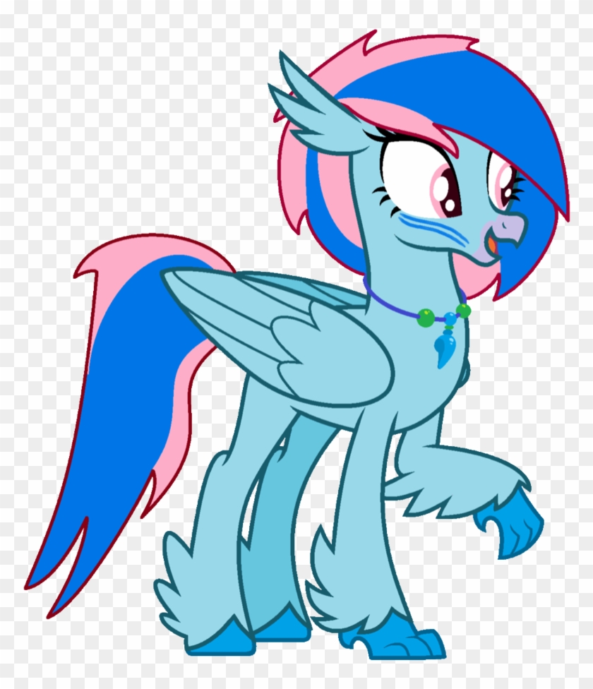 Fluffa Bluesky By Omegadawn76 - Mlp Hippogriffs Fluffa Bluesky #704050