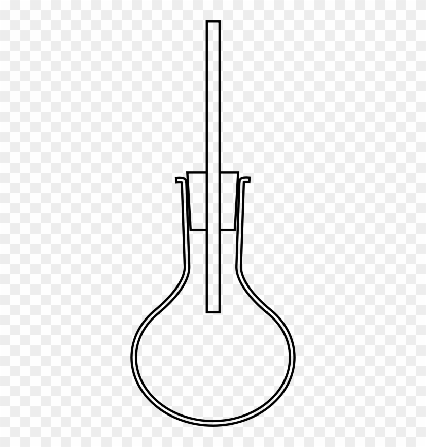 Round Bottom Flask Clip Art - Round Bottom Flask #704100