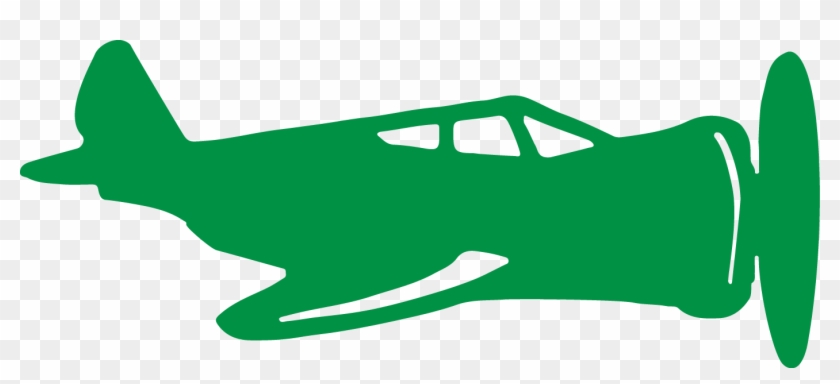 Airplane Free Images At Clkercom Vector Clip Art Online - Green Airplane Png #704329
