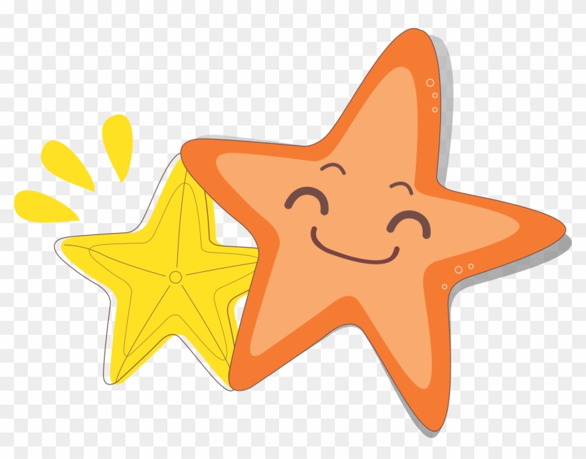 Starfish Cartoon Clip Art - Starfish Cartoon Clip Art #704703