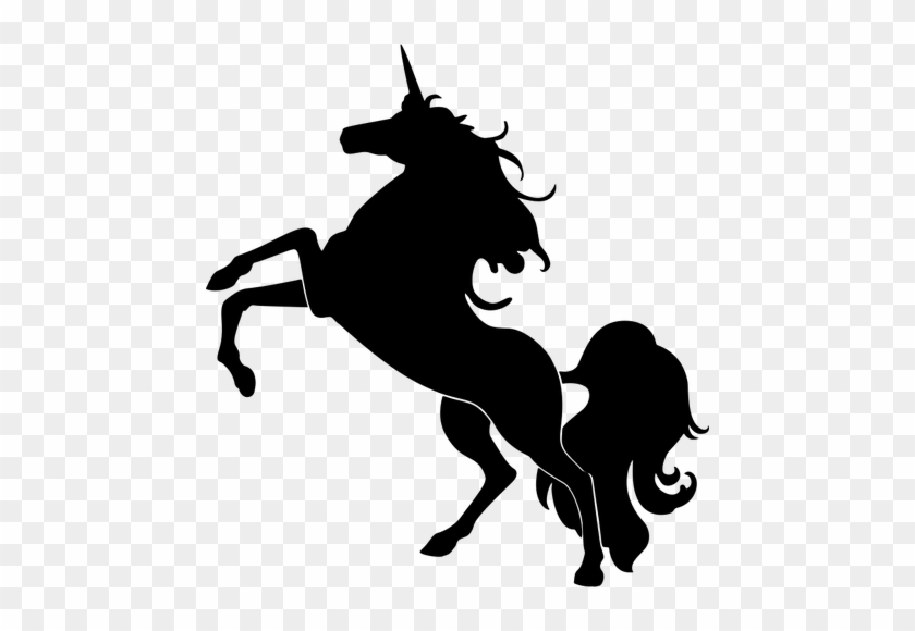 Unicorn Silhouette Image - Unicorn Silhouette #704753