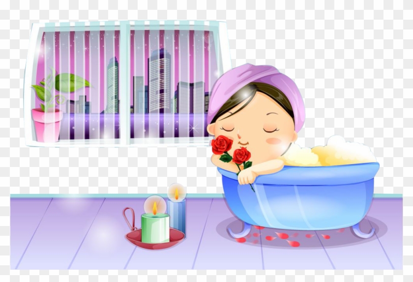 Bathing Bubble Bath Bathtub Stock Photography - Bathing Bubble Bath Bathtub Stock Photography #705193