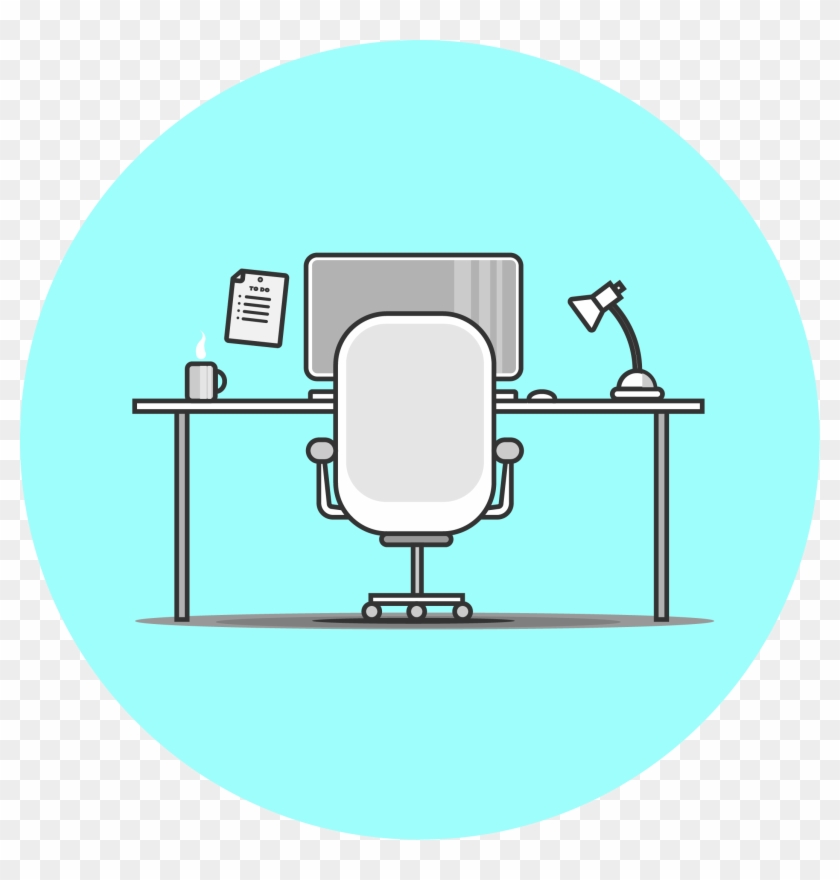 Desk Illustration - Cartoon #705480
